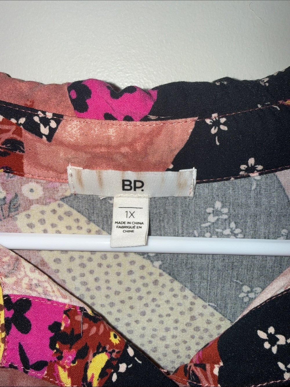 Pink Button Up Top - Picture 3 of 3